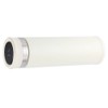 Intelligent TemperatureSensitive Vacuum Cup Mirror Smart TouchScreen Insulation Cup(Creamy White