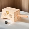 Heat Massage Box - Abdominal Heat Massage Wooden Box |
