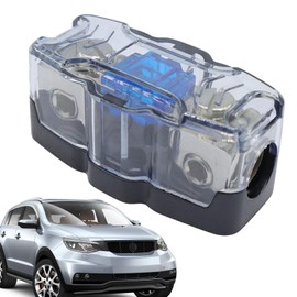 Generic Fuse Panel - Auto Fuse Box with LED Indicator - 4 Circuit Bus Waterproof Marine Fuse Panel with Ground and for Most