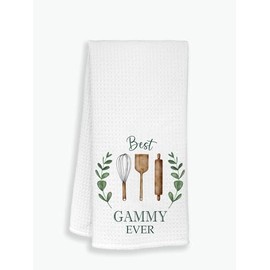Best Gammy Ever - Toallas de cocina - Regalos para Gammy - Toalla de cocina suave y absorbente - Toallas de cocina - Idea de regalo para el día de la madre, cumpleaños, Navidad, día festivo