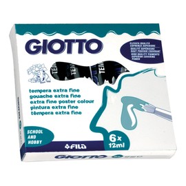 Giotto 352016 color tempera Blue 12ml Tube