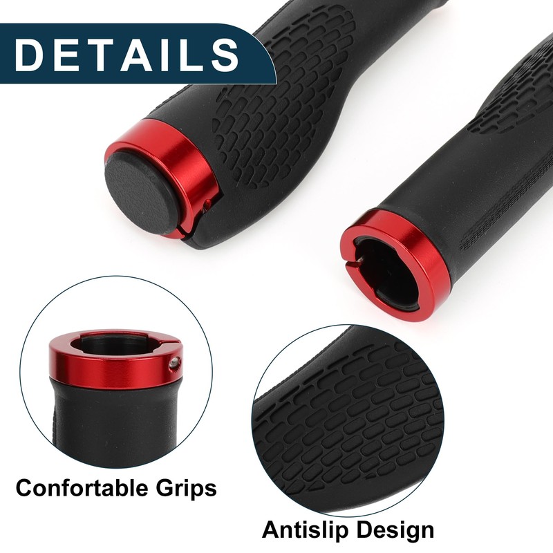 TUCKBOLD Bike Handlebar Grips Covers 125mm Long Lightweight | Bicycle