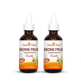 Flavored Liquid Monk Fruit Sweetener Optimized with Erythritol 2oz - Vanilla Flavor | 2-PK
