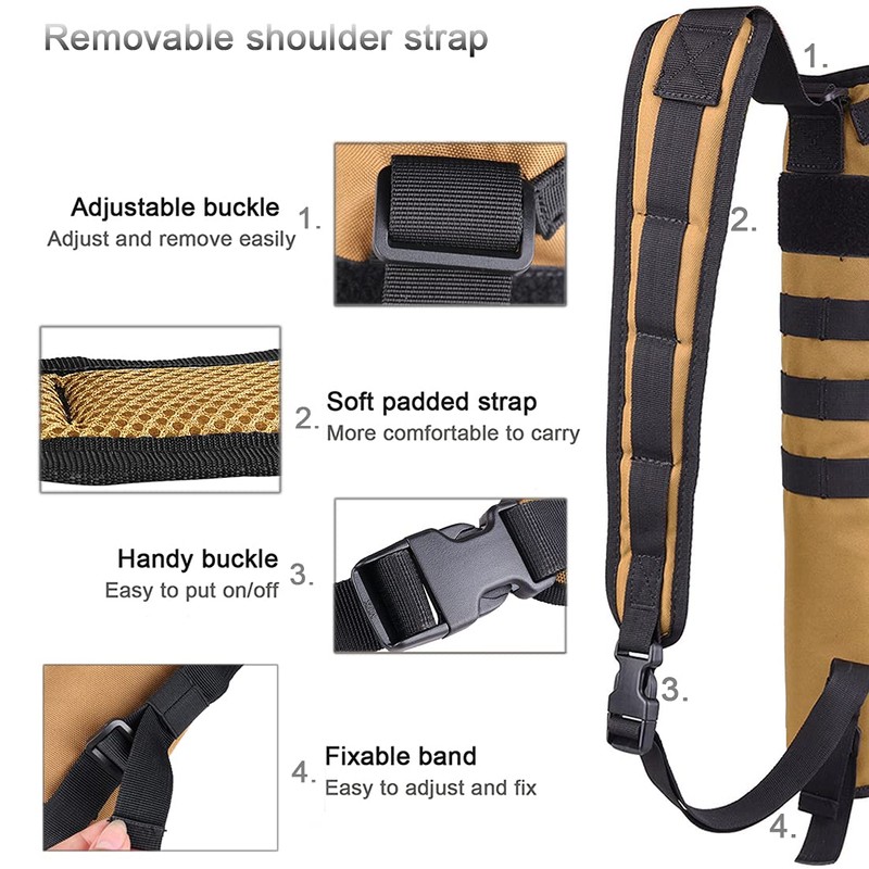KRATARC Archery Lightweight Back Arrow Quiver Dual Use Hip Arrows