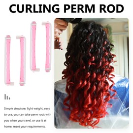 FOMIYES 12pcs Practical Hair Perm Rods for Curling Easy Grip Hairdressing Tools for Long and Hair for Home and Salon Use