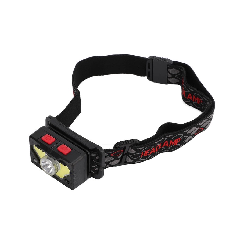 Rechargeable Headlamp USB Charging Infrared Sensor Headlight IPX4 Waterproof Hiking