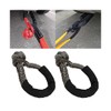 TSUGAMI Synthetic Car Soft Shackle, 2PCS 38000LBS Breaking Strength Road