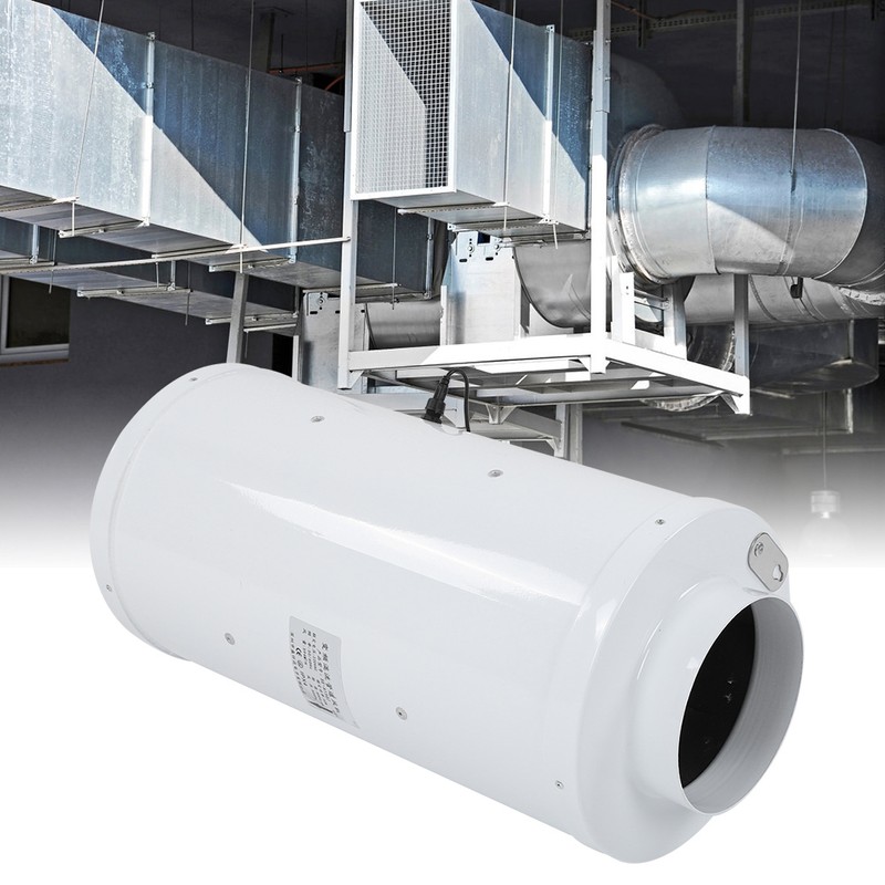 Duct Fan Mixed Flow Frequency Conversion Mute 150/200/250mm Speed Regulation