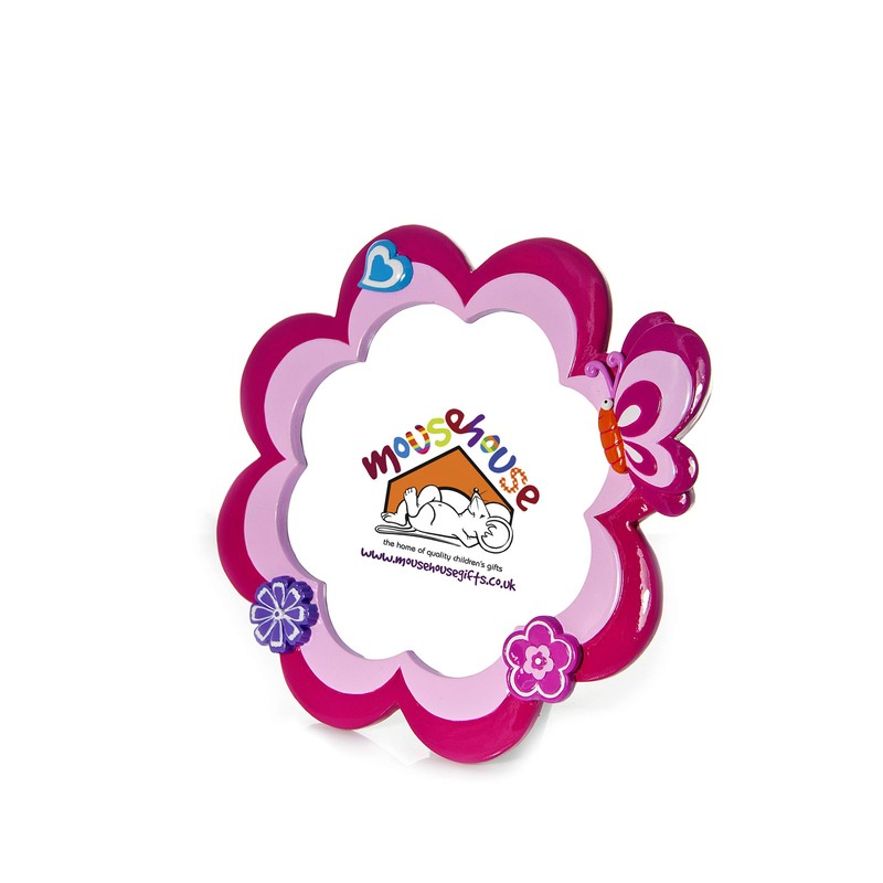 Mousehouse Gifts - Charming Flower Photo Frame for Baby Girls,