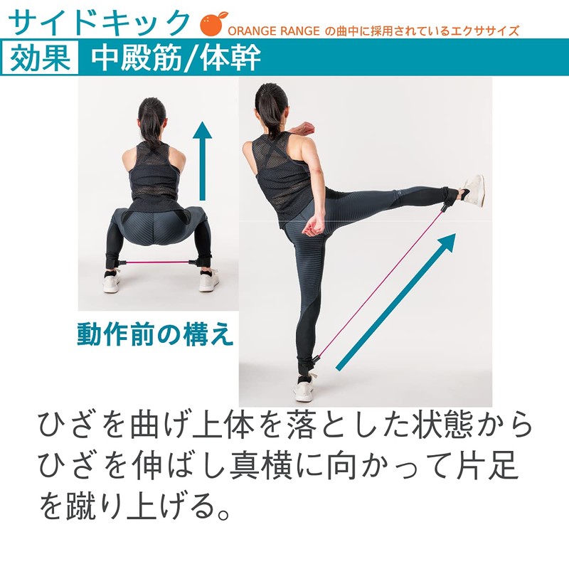 IMPHY Butt Lifting Resistance Tube, Hard Muscle Training, Muscle Exercise,