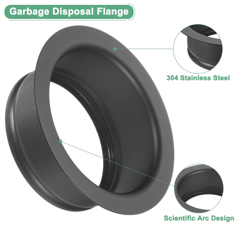 M METERXITY 1-Pack Garbage Disposal Sink Flange, Kitchen Sink Replacement