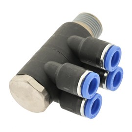 IQS 4-Way Distributor Multiple Distributor with Male Thread R 1/2 Inch - 8 mm, IQS - Standard