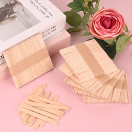 300 Pcs 3.6-Inch-Long Popsicle Wooden Sticks, Natural Birch Wood
