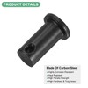 M METERXITY 4-Pack Single Hole Clevis Pins, M10x20mm Carbon Steel