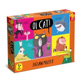 Oi 7315 Cat 35 Piece Jigsaw Puzzle, Orange