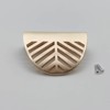 Susenya Bar Cabinet Handles, Finger Pulls,Leaf Door Pull,Zinc Alloy with
