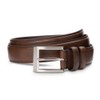 Allen Edmonds Men's Wide Basic Dress Belt Coffee Leather 36