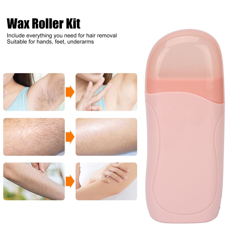 Wax Roller Kit 40W Roller Waxing Kit with 2pcs 100ml