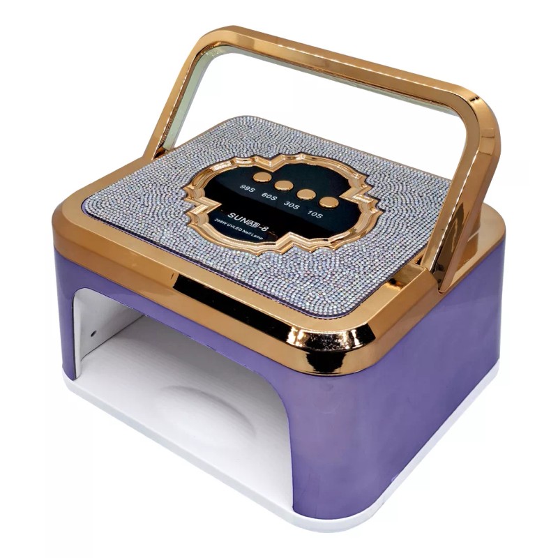 Obp Lámpara De Uñas Profesional Uv/led 288w Con Diamantes