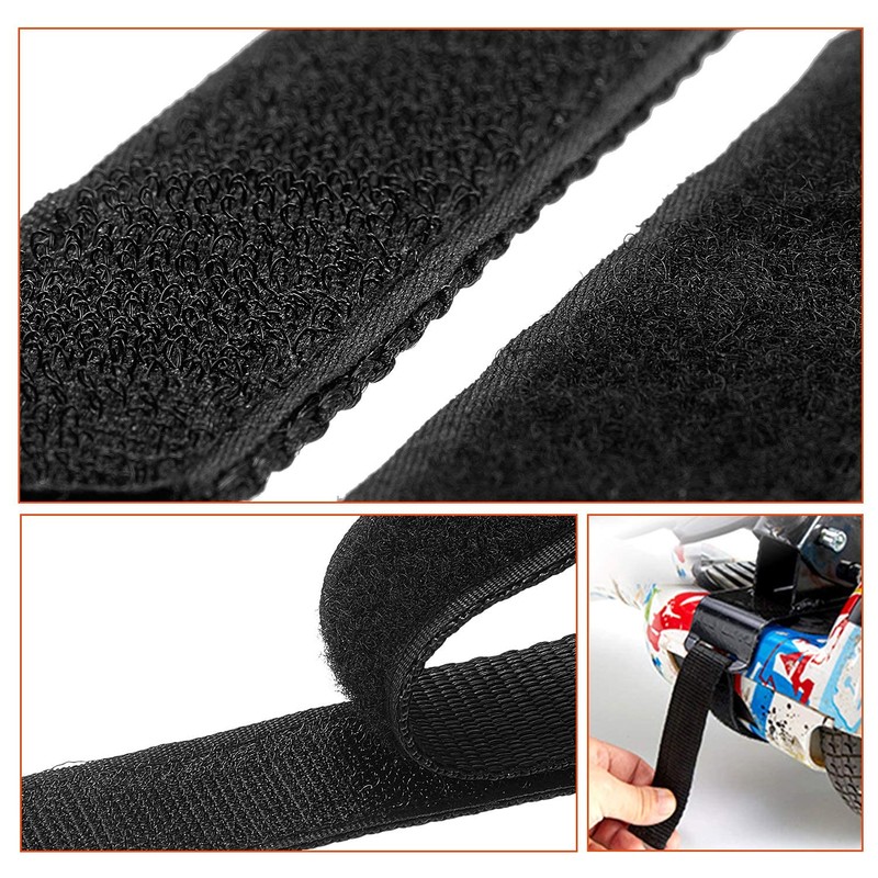 4 Pieces Adjustable Hoverboard Straps Hook and Loop Fastening Hoverboard