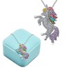 Fashion Unicorn Pendant Necklace - Rainbow Crystal Unicorn Necklace For