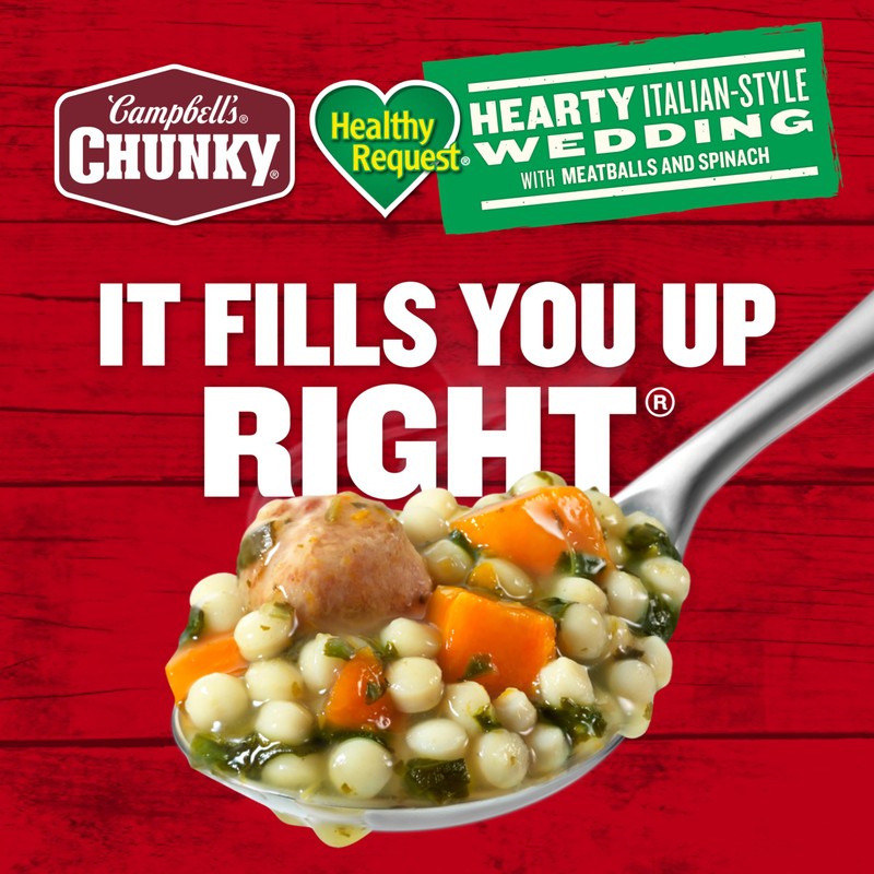 Campbell’s Chunky Healthy Request Soup, Hearty Italian Wedding Soup with