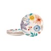 Bico Blossom Symphony Ceramic Salad Plates, 8.75 inch, Set of