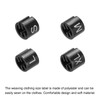 PATIKIL 100pcs Hanger Markers S/M/L/XL Fits Hanger Rod for Garment