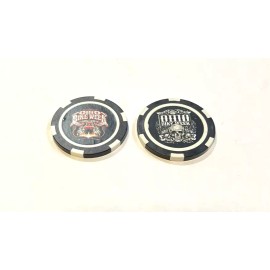 Ohio Bike Week - North Coast Thunder  Rally Sandusky Ohio 2021 Poker Chip