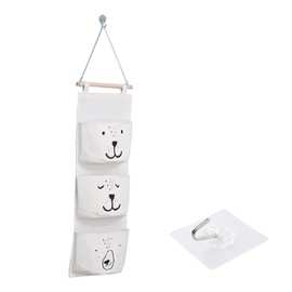 Wand Hängen Tasche, Organizer Kinderzimmer, Organizer zum Aufhängen, Hängetasche, Badezimmer Hängende Tasche, Hängender Organizer mit 3 Taschen, Hängeregal Kinderzimmer, Aufbewahrung Hängend Camping