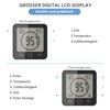 Bsdz Bathroom Clock, Shower Timer, Waterproof Wall Clock, Digital, Portable,