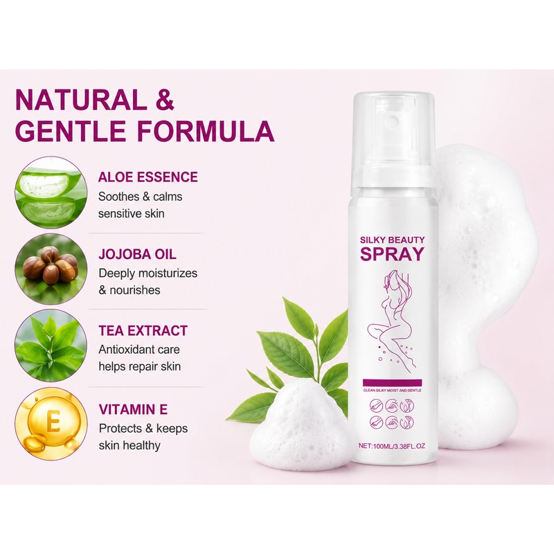 OceAura Body Hair Removal Spray for Women – Fast Foam