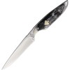 Rough Ryder Streamline Appaloosa Smooth Stainless Fixed Blade Knife 2490