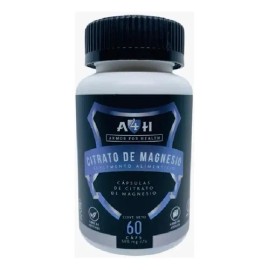 A4h Suplemento Citrato Magnesio 500mg Capsulas Armor Sabor