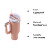 YOUEXPERT 30 oz Tumbler with Handle and Straw, Insulated Tumblers