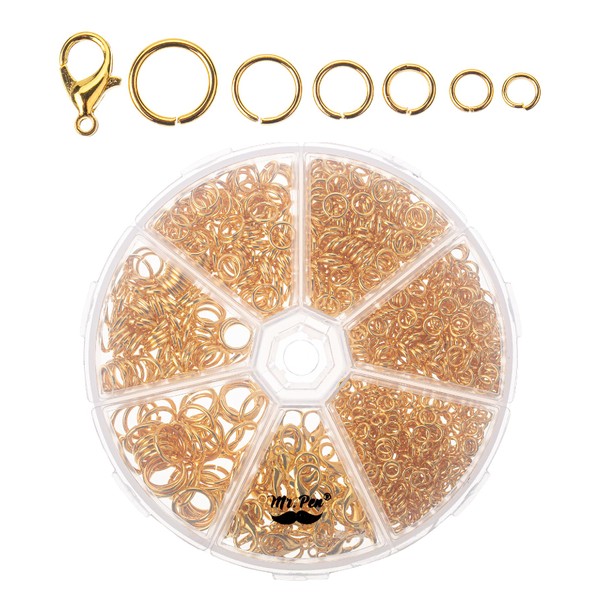 Mr. Pen- Open Jump Rings and Lobster Clasps, 1014 pcs,