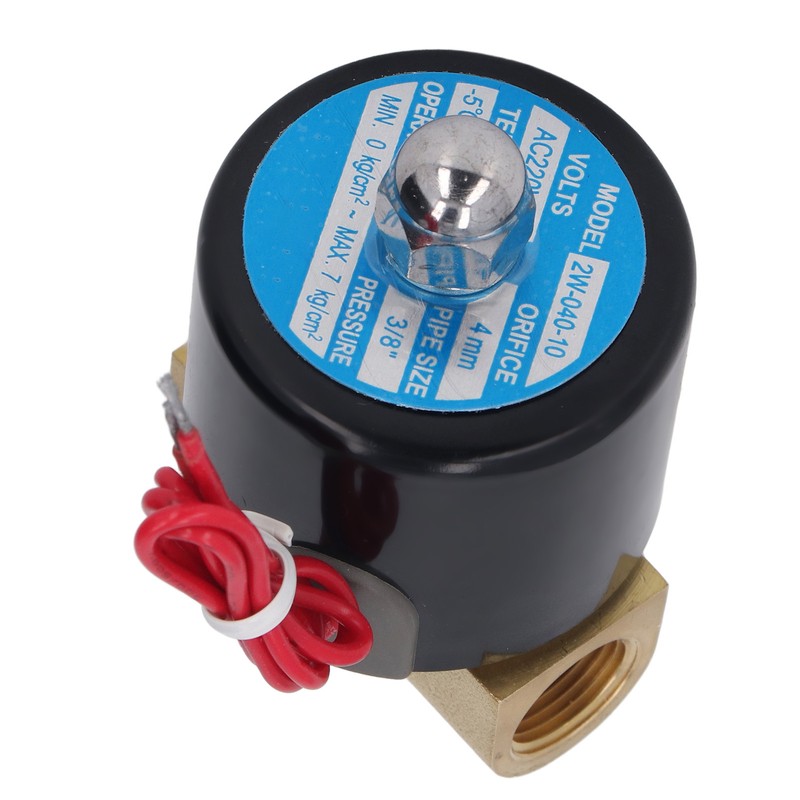 Brass Electric Solenoid Valve Female Thread 1 Way Flowing Normally