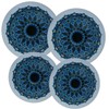 Ritadeshop Burner Covers for Electric Stove (Blue Mandala)