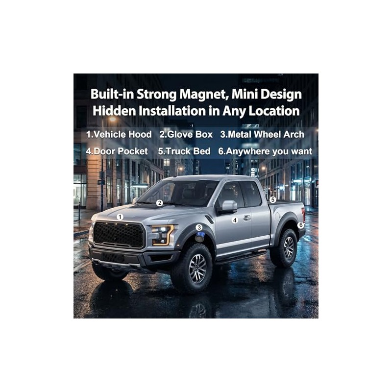 Mini Magnetic GPS Tracker for Real-Time Vehicle Tracking