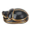 Egyptian Black Scarab Collectible Figurine
