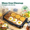 BELLA Griddle Ceramic Copper TI, Healthy-Eco Non-stick Coating, Hassle-Free Clean