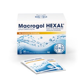 Macrogol Hexal® Plus Electrolytes | 30 Bags | Effective Aid for Chronic Constipation | Gently and Effectively Sets the Intestine in Motion