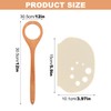 Wooden Danish Dough Whisk Set, 12 inch Dough Mixer with