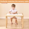 Bateso Wooden Step Stool for Kids, Ideal for Sensory Tables,