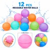 12 Pack Reusable Water Balloons – Soft Silicone Refillable Water