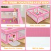 79x71 in Baby Playpen with Mat: Large Play Pen for