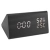 Wooden Digital Alarm Clocks LED Display Temperature Humidity Alarm Clocks
