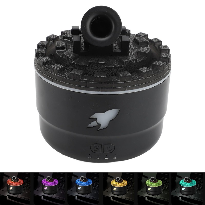 Lava Humidifier, 300ml 7 Colors Light Portable Essential Oil Diffuser,