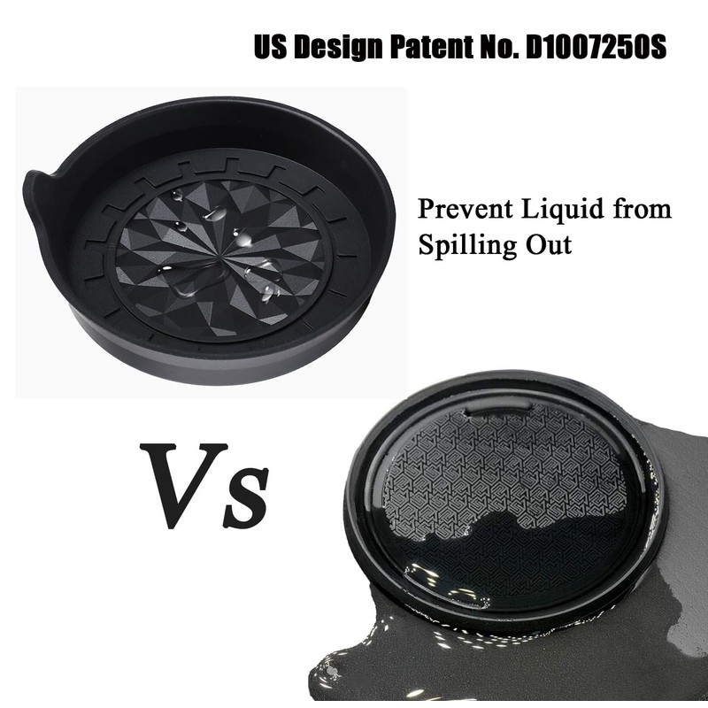 Amooca Automotive Cup Holders Universal Car Cup Coaster Waterproof Non-Slip