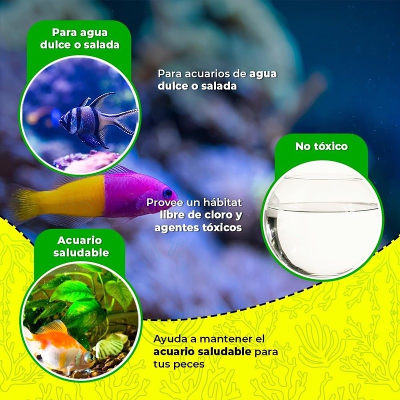Lomas Anticloro con Vitamina B1 para Peceras y Acuarios 120